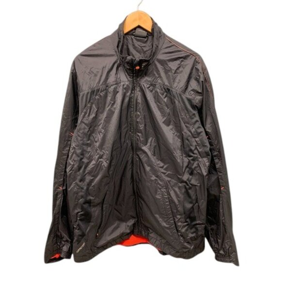 Adidas‎ Sportswear Track Jacket Men’s XL Black Windbreaker Full Zip Athletic Top - Picture 1 of 11